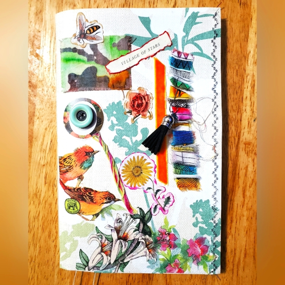 🙏 HAND CRAFTED Junk journal photo album scrapbook notebook journal